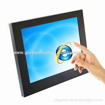 12.1-inch Touch Monitor, Metal Housing with VGA/HDMI Signal Inputs and Resolution of 1024x768 Pixels